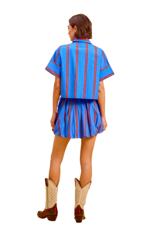 Olivia By Livro Taylor Skirt, Ledger Stripe