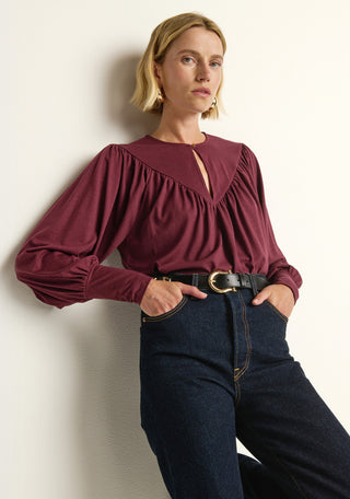 Nation Jeannie Keyhole Top