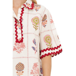 Oliphant Collared Shirt Dress Mini