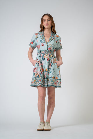 Ranna Gill Eva Collared Mini Dress