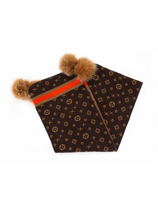 Mitchie's Brown Knit Scarf / Brown