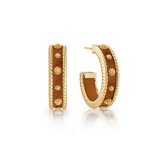 Capucine De Wulf Berry Medium Hoop Earrings - Teak