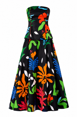 Alden Adair Brooks Dress in Black Majorelle