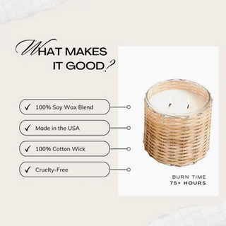 Hillhouse Naturals Peony Blush 2 Wick Handwoven Candle 12oz / In Store Only