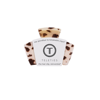 Teleties Classic | Blonde Tortoise | Petite Claw Clip - Blonde Tortoise