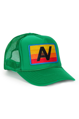 Aviator Nation Logo Rainbow Vintage Trucker Hat