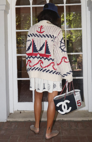 Sailboat Knit Cardigan