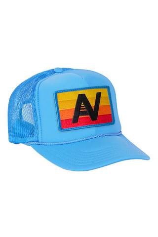 Aviator Nation Logo Rainbow Vintage Trucker Hat