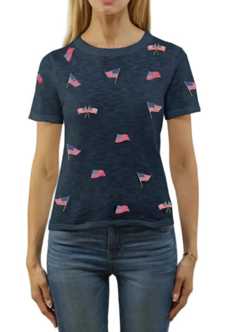 Metric Knits Flag Tee