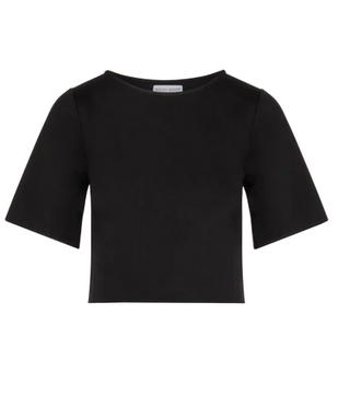 Ripley Rader Black Ponte Knit Short Sleeve Top Extended