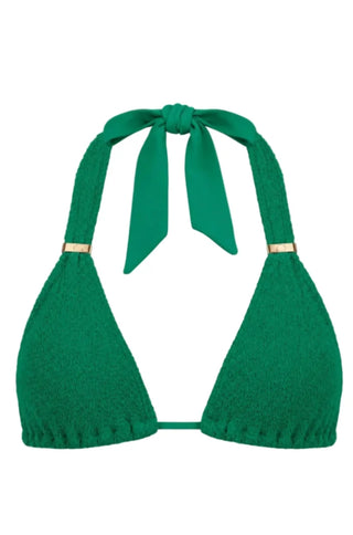Love & Bikinis Paris Triangle Gold Sliders Bikini Top