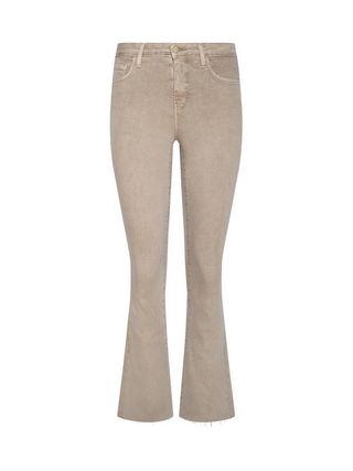 L'agence Kendra Biscuit Cropped Flare Jean