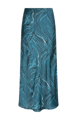 Esqualo Crystal Waves Print Skirt