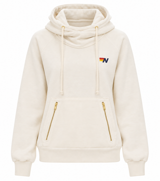 Aviator Nation Ninja Vintage White Pullover Hoodie