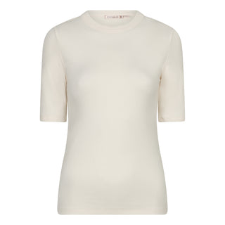 Esqualo Biscuit Ribbed Top