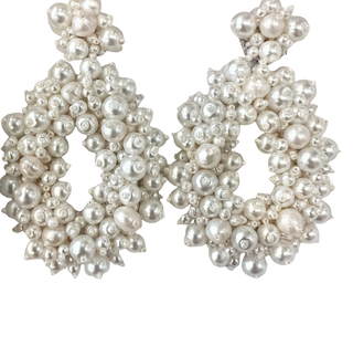 Bhavna Kanakia Oval Pearl Earrings