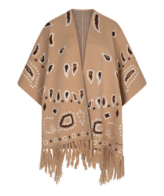 Esqualo Poncho in Sand