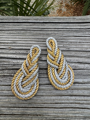 Heartknot Double Pippa Earrings In Gold & Silver