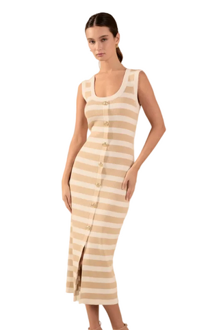Endless Rose Striped Midi Dress