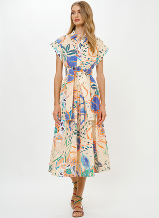 Oliphant Belted Shirt Dress