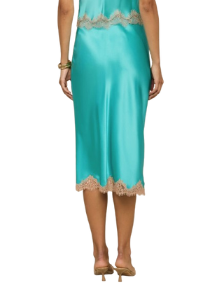 L'Agence Tico Lace Midi Skirt