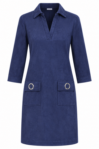 Dolce Cabo Faux Suede Dress With Grommets