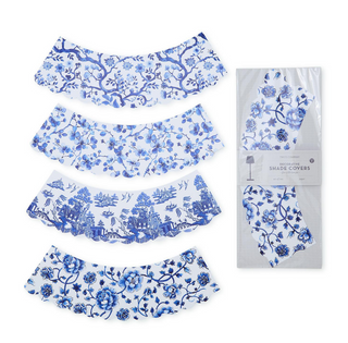 Two's Company Chinosiere Set of 2 Paper Shade Covers