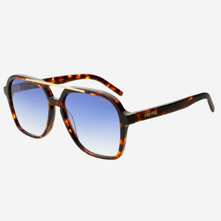 Freyrs Spencer Unisex Aviator Sunglasses - Tortoise / Blue