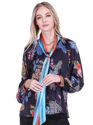 Jade Midnight Garden Blouse