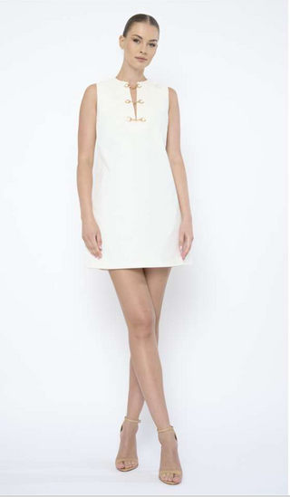 Flora Bea Winter White Dress