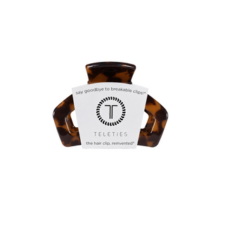 Teleties Open | Tortoise | Petite Claw Clip - Tortoise