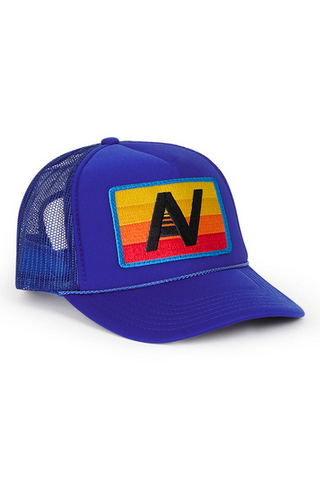 Aviator Nation Logo Rainbow Vintage Trucker Hat