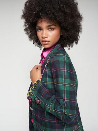 Vilagallo Plaid Blazer