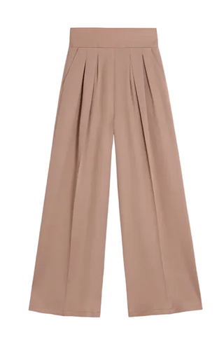 Vilagallo Camel Palazzo Pants