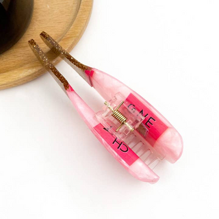 Thedivasoap Glitter Champagne Bottle Hair Claw Clip - Champagne