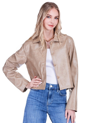 Jade Vegan Leather Jacket