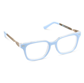Peepers x Laura Park Sidebar Light Blue/Rosemary Stripe Lavender Blue Light Glasses