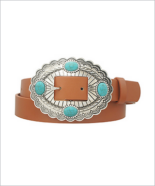 Monkee's Jewelry And ACC Stone Accent Concho Belt