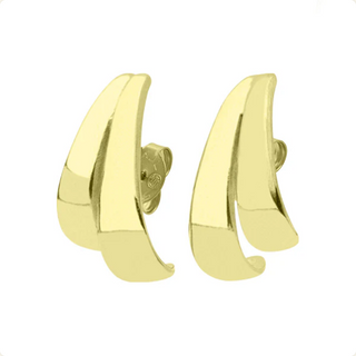 Sheila Fajl Antonella Hug Studs in Gold