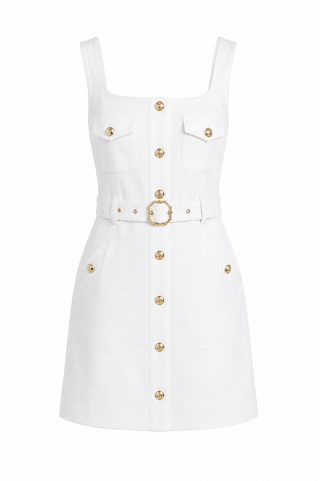 Karina Grimaldi Rylee Denim Mini Dress