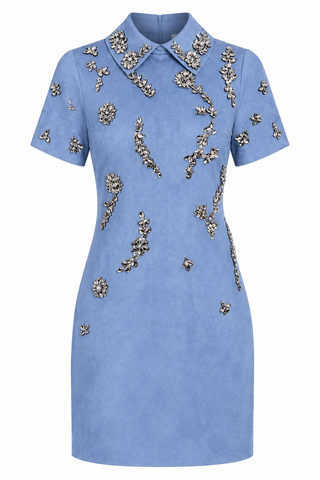 Dolce Cabo Denim Embellished Dress