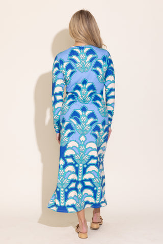 Alden Adair Dorit Dress in Desert Teal