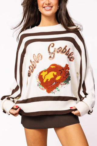 Queen Of Sparkles Gobble Sweater
